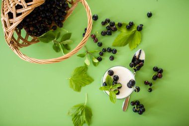 Ev yapımı yoğurt, kuşüzümü..