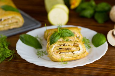 Peynir dolgulu lezzetli kabak mezesi..