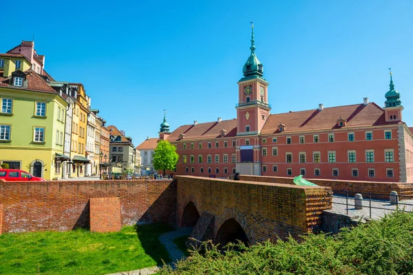Det Kungliga Slottet Warszawa Ett Slott Residens Som Tidigare Tjänade — Stockfoto