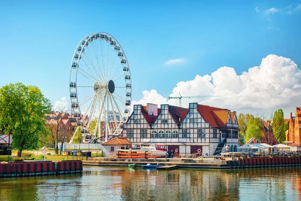 Ferris Wheel City Gdansk Poland — Stock Photo, Image