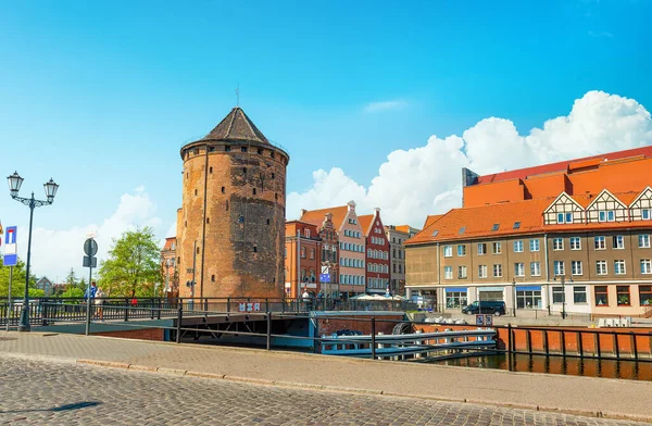 Stangevská Brána Starého Centra Města Gdaňsk Polsko — Stock fotografie