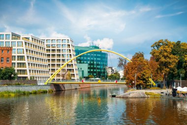 Slodowa Footbridge, Wroclaw, Lower Silesian Voyvoda, Polonya
