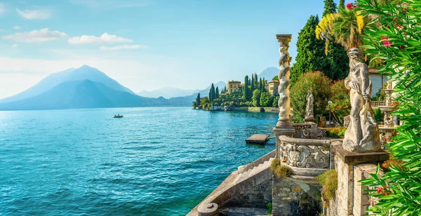 Utsikt Över Sjön Como Från Villa Monastero Italien — Stockfoto