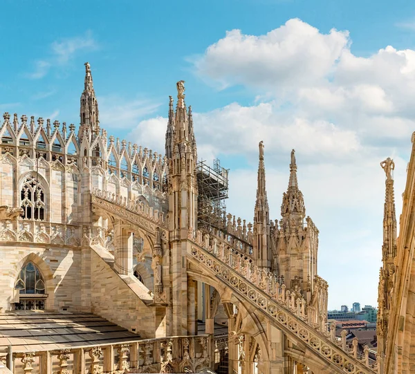 Azotea Catedral Milán Lombardía Italia —  Fotos de Stock