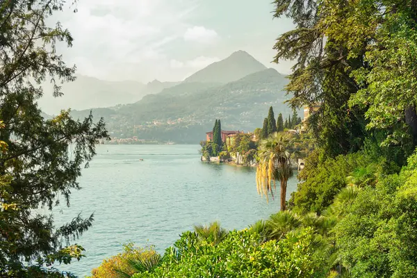 Město Varenna Jezera Como Itálie Royalty Free Stock Obrázky