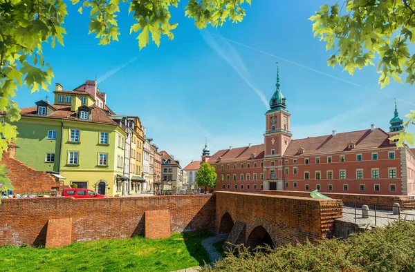 Det Kungliga Slottet Warszawa Ett Slott Residens Som Tidigare Tjänade Stockfoto