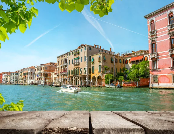 Canal Venice Old Houses — Stock Photo, Image