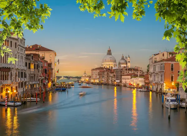 Rustige Avond Warme Zomer Venetië Italië Stockfoto
