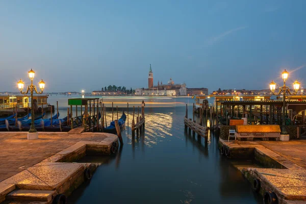 Rustige Ochtend Warme Zomer Van Venetië Italië Stockfoto