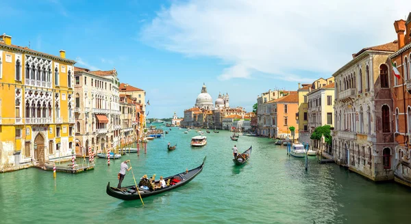 Lugn Dag Varma Sommaren Venedig Italien Stockbild