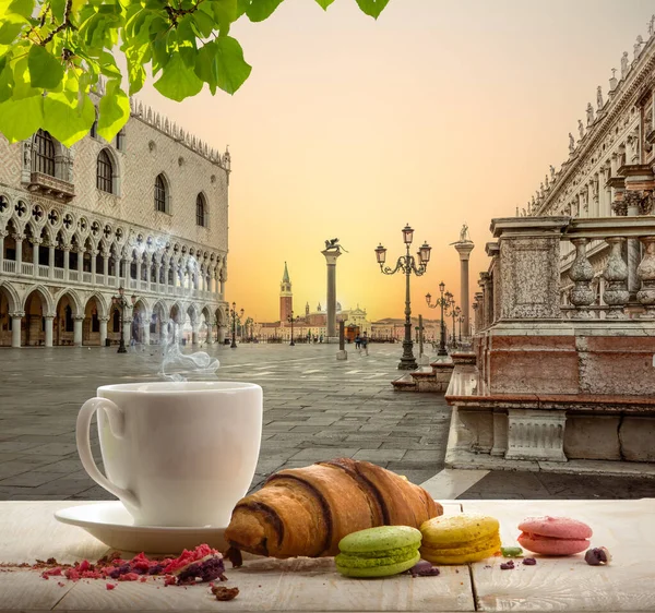 San Marco Venedik Talya Güneş Doğarken — Stok fotoğraf