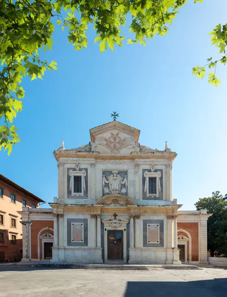 Πίζα Τοσκάνη Ιταλία Chiesa Nazionale Santo Stefano Dei Cavalieri Cavalieri Royalty Free Εικόνες Αρχείου