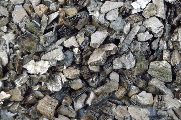 Heep Expanded Vermiculite Contexto Várias Facções — Fotografia de Stock