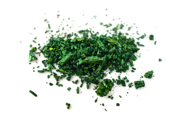 Malachitově Zelené Krystaly Aniline Green Basic Green Diamond Green Nebo — Stock fotografie