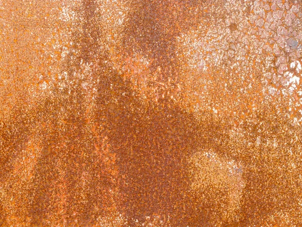 Heavily Rusted Iron Panel Steel Construction Background Texture Pattern — Stock Photo, Image