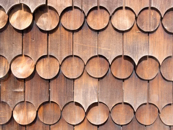 포레스트 외벽에 외벽을 세우는 의나무 널빤지 — 스톡 사진