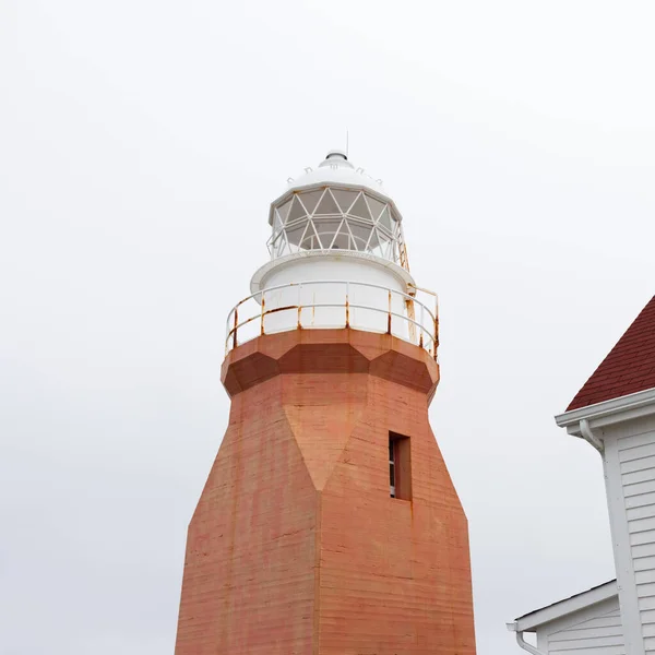 Long Point Lighthouse Nabij Crow Head North Tthe Island Noordoostelijke — Stockfoto