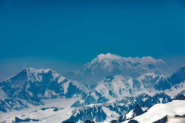 Elias Montanhas Icefield Kluane National Park Com Pico Montanha Mais — Fotografia de Stock