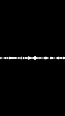 Animated audio wave spectrum equalizer. Digital sound technology background 4K.