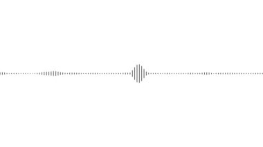 Animated audio wave spectrum equalizer. Digital sound technology background 4K.