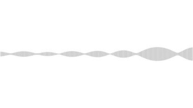 Animated audio wave spectrum equalizer. Digital sound technology background 4K.