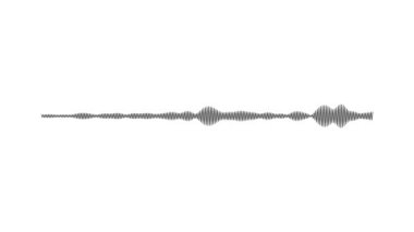 Animated audio wave spectrum equalizer. Digital sound technology background 4K.