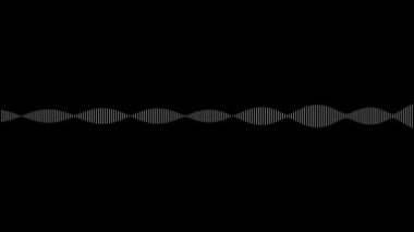 Animated audio wave spectrum equalizer. Digital sound technology background 4K.