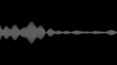 Animated audio wave spectrum equalizer. Digital sound technology background 4K.