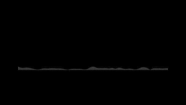 Animated Audio Wave Spectrum Equalizer Digital Sound Technology Background — Stock Video