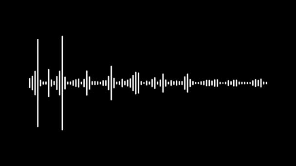アニメーションオーディオ波スペクトルイコライザ デジタルサウンド技術の背景 — ストック動画