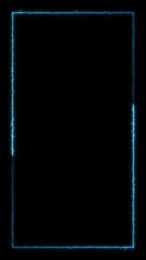 Dönen neon ışık çerçevesi. Parçacık enerji çerçevesi. Soyut teknoloji