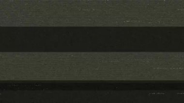 Gürültülü televizyon etkisi. Vhs retro televizyon. Kayıp sinyal konsepti. Eski tip giriş klibi 4K