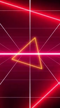 Eski model arka plan 80 90 neon animasyonlu - döngü