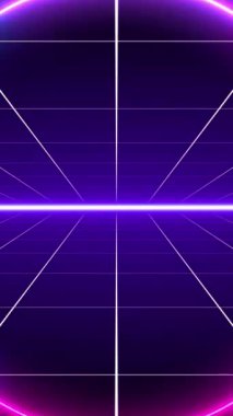 Eski model arka plan 80 90 neon animasyonlu - döngü