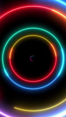 Stroboskopik neon ışıkları - Strobo enerjik renkler - lazer şekilleri yanıp sönüyor - güçlü enerji arkaplanı