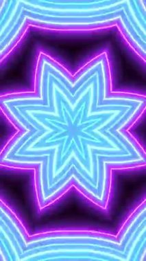 Hipnotik flaşlı arka plan. Öncü lazer ışıkları yanıp sönüyor. Güçlü çılgın hareketli şekiller. Müzik açıcı video .