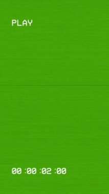 Vintage VHS (Video Home System) gürültü ve obje etkisini bozar. Eski bir kaset ya da eski bir TV 'de arıza var. Sinyal TV arızası yok.