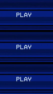 Vintage VHS (Video Home System) gürültü ve obje etkisini bozar. Eski bir kaset ya da eski bir TV 'de arıza var. Sinyal TV arızası yok.