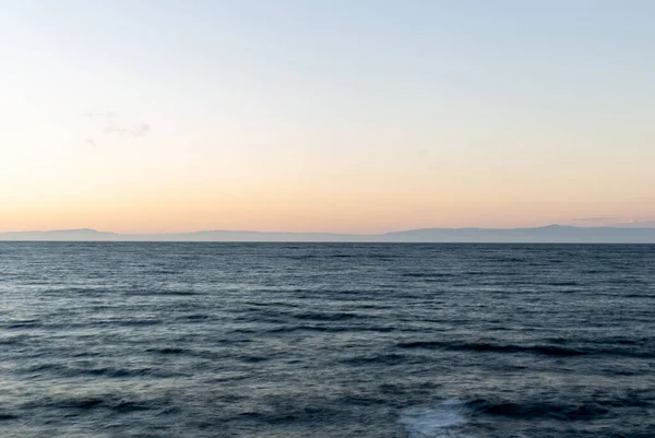 stock image beautiful sunset over the sea