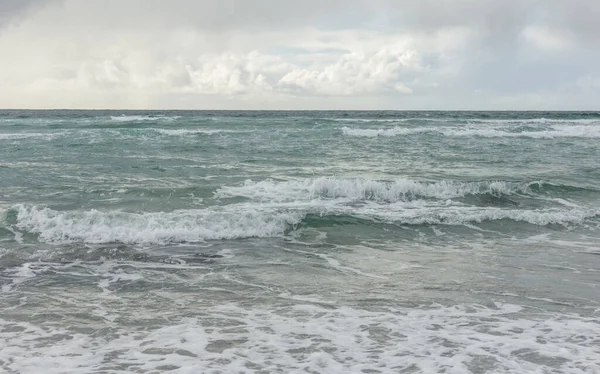 Vackra Havsvågor Stranden — Stockfoto