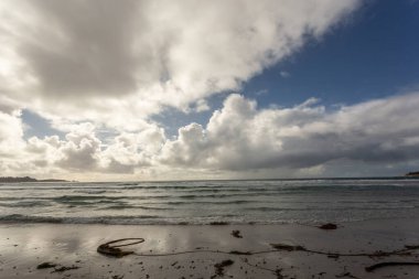 Güzel deniz manzarası ve gökyüzü