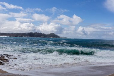 Deniz manzarası çok güzel. Doğa