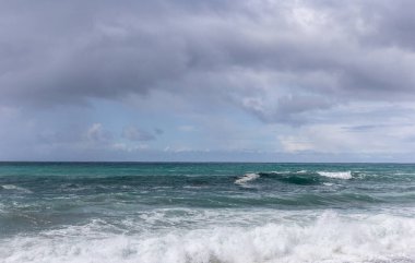 Güzel deniz manzarası. doğa arkaplanı