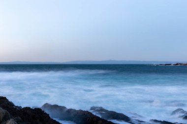Deniz manzarası çok güzel. Doğa