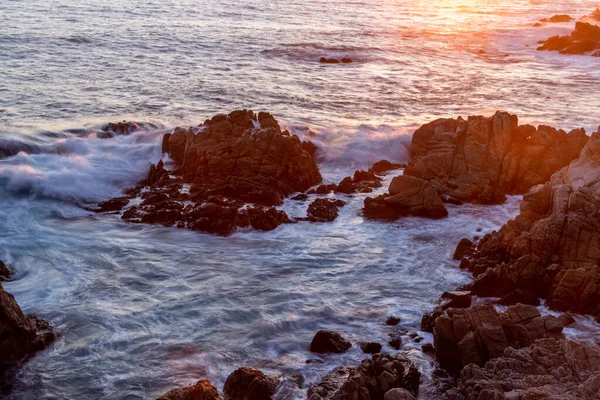 Vackra Havsvågor Stranden — Stockfoto