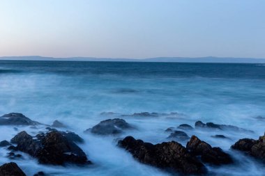 Güzel deniz manzarası. doğa arkaplanı