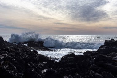 Güzel deniz manzarası. doğa arkaplanı