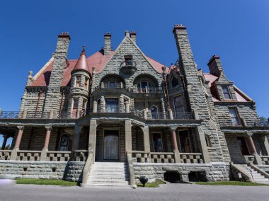 Viktorya Kanada şehrinin Craigdarroch Kalesi
