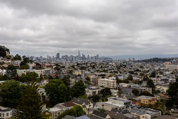 San Francisco Usa Utsikt Över San Francisco Stad Från Toppen — Stockfoto