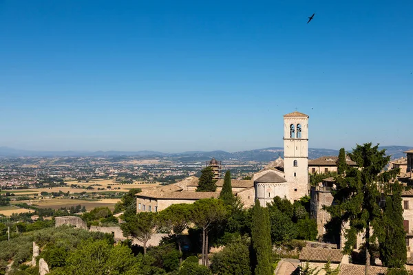 Church Assisi Village Umbria Region Italy Town Famous Most Important — Stock Photo, Image